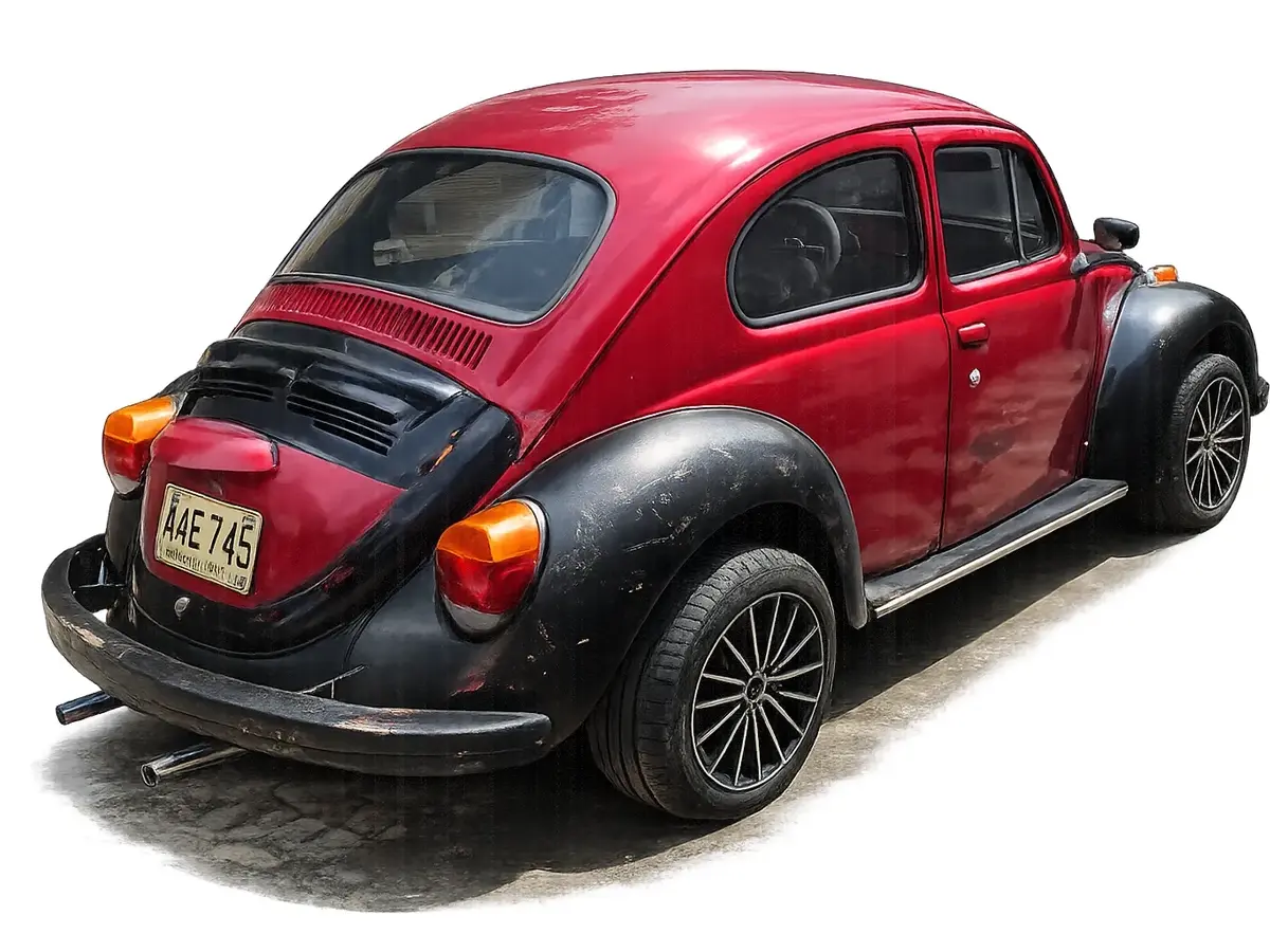 Volkswagen Escarabajo (1955) Rear View