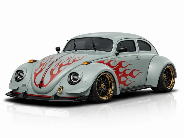 1954 Volkswagen Beetle Restomod | 1679cc Stroker Engine | Chopped Top | Widebody