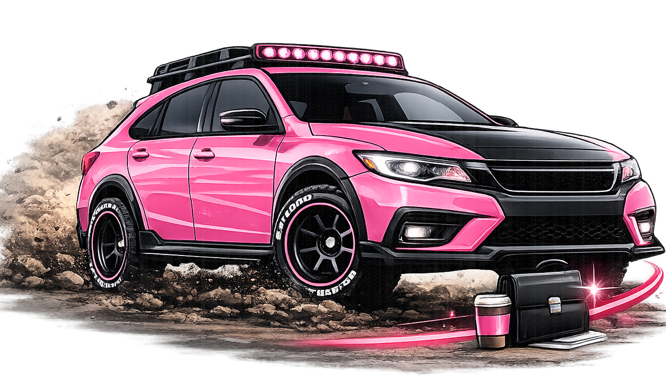 Fuel-efficient compact SUV icon