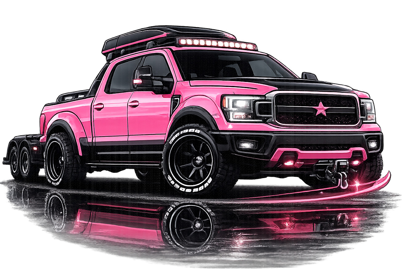 Vehicle towing trailer icon